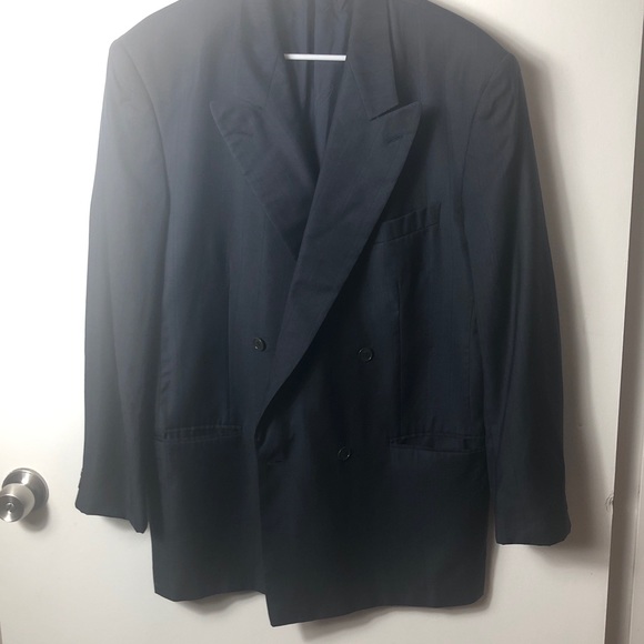 MISSONI UOMO Men's Dark Grey Wool Double breast - Picture 1 of 11
